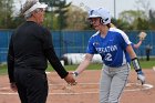 Softball vs Coast Guard  Wheaton College Softball vs Coast Guard Academy. - Photo by Keith Nordstrom : Wheaton, Softball, USCGA, NEWMAC